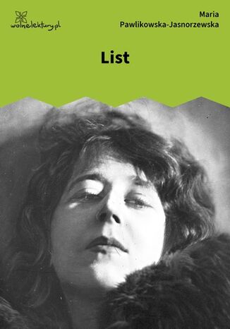 List Maria Pawlikowska-Jasnorzewska - okladka książki