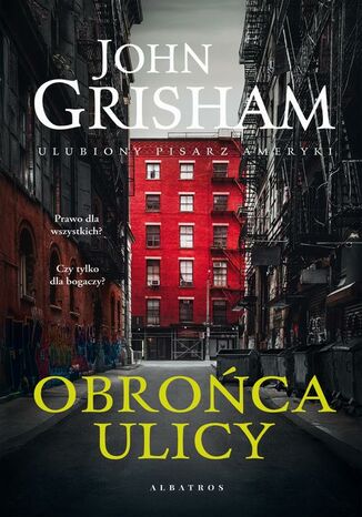 Obrońca ulicy John Grisham - okladka książki