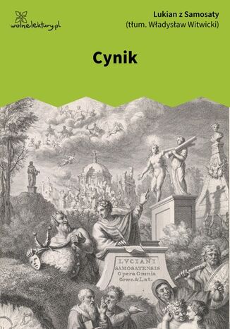 Cynik Lukian z Samosaty - okladka książki