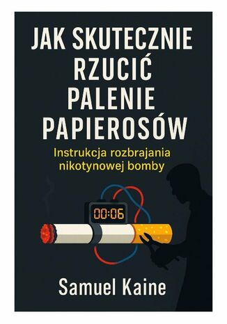 Instrukcja rozbrajania nikotynowej bomby Samuel Kaine - okladka książki