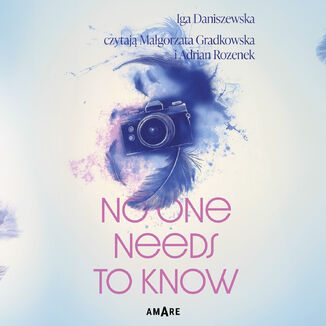 No one needs to know Iga Daniszewska - okladka książki