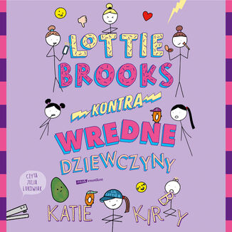 Lottie Brooks kontra wredne dziewczyny Katie Kirby - okladka książki