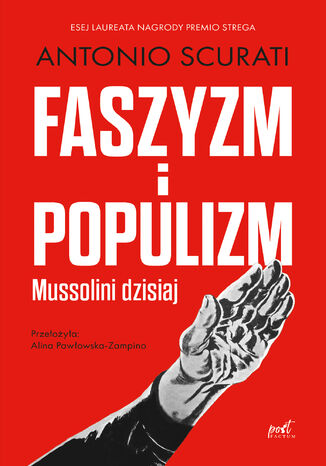 Faszyzm i populizm Antonio Scurati - okladka książki