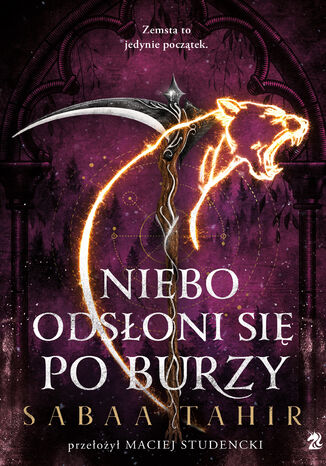 Niebo odsłoni się po burzy Sabaa Tahir - okladka książki