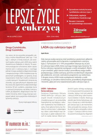 Lepsze życie z cukrzycą  nr 83 (lipiec 2024) Praca zbiorowa - okladka książki