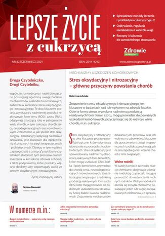 Lepsze życie z cukrzycą  nr 82 (czerwiec 2024) Praca zbiorowa - okladka książki