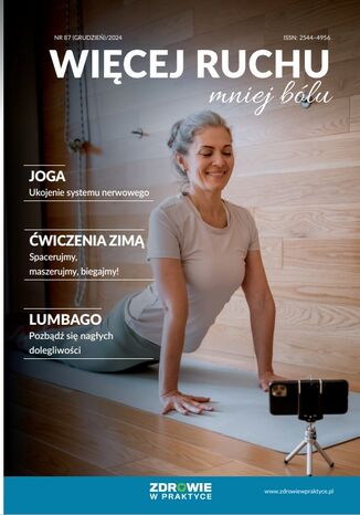 Więcej ruchu mniej bólu nr 87 (grudzień)/2024 Praca zbiorowa - okladka książki