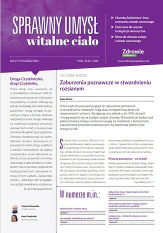 Sprawny umysł - witalne ciało  nr 67 (styczeń)/2024 Praca zbiorowa - okladka książki