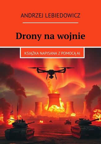 Drony na wojnie Andrzej Lebiedowicz - okladka książki