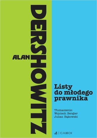 Listy do młodego prawnika Alan Dershowitz - okladka książki