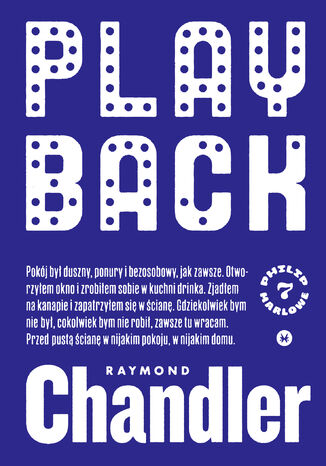 Playback Raymond Chandler - okladka książki