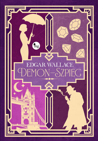 Demon-szpieg Edgar Wallace - okladka książki