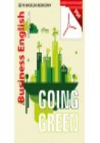 Going Green Jonathan Sidor - okladka książki