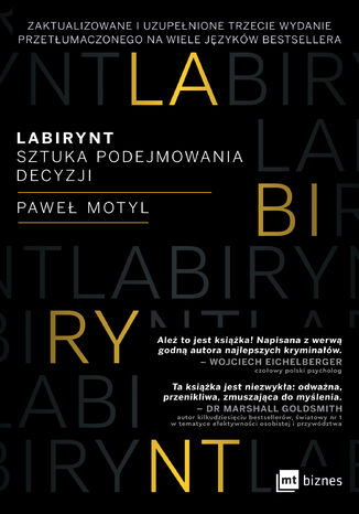 Labirynt. Sztuka podejmowania decyzji Paweł Motyl - okladka książki