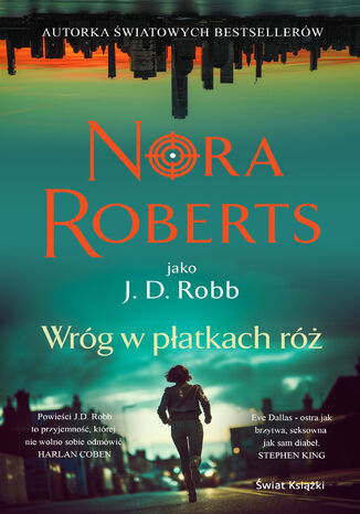 Wróg w płatkach róż Nora Roberts - okladka książki