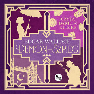 Demon-szpieg Edgar Wallace - okladka książki