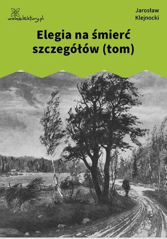 Elegia na śmierć szczegółów (tom) Jarosław Klejnocki - okladka książki