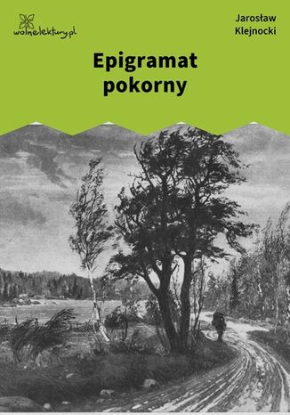 Epigramat pokorny Jarosław Klejnocki - okladka książki