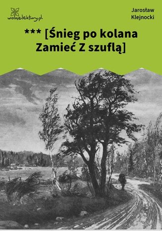 *** [Śnieg po kolana Zamieć Z szuflą] Jarosław Klejnocki - okladka książki