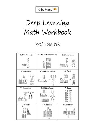 Deep Learning Math Workbook. 300 puzzles to build your mathematical foundation for deep learning Tom Yeh - okladka książki