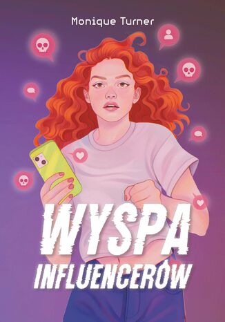 Wyspa influencerów Monique Turner - okladka książki