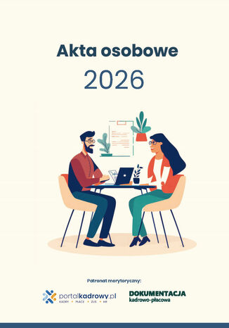 Akta osobowe 2026 Praca zbiorowa - okladka książki