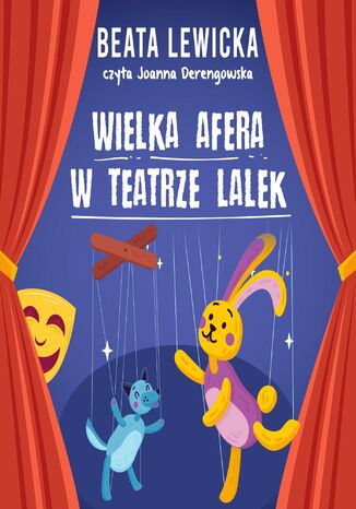 Wielka afera w teatrze lalek Beata Lewicka - okladka książki