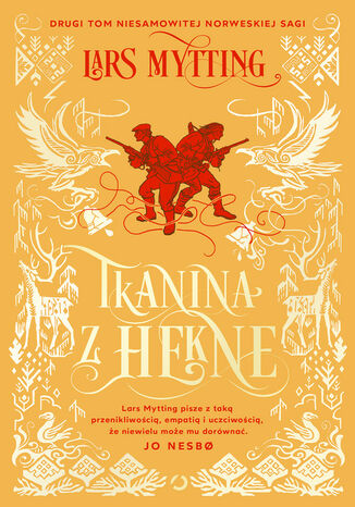 Tkanina z Hekne Lars Mytting - okladka książki