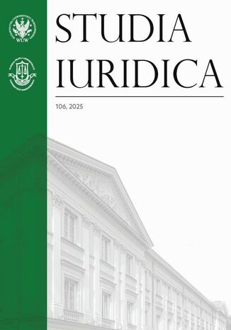 Studia Iuridica, nr 106 Sławomir Żółtek - okladka książki