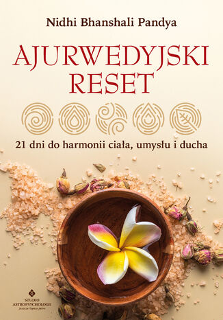 Ajurwedyjski reset Nidhi Bhanshali Pandya - okladka książki