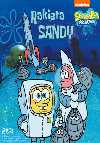 SpongeBob Kanciastoporty  Rakieta Sandy SpongeBob Squarepants - okladka książki