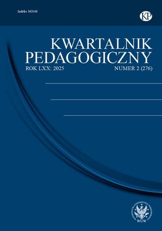 Kwartalnik Pedagogiczny 2025/2 (276) Joanna Madalińska-Michalak - okladka książki