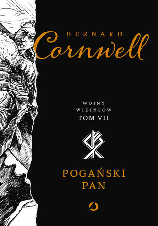 Pogański pan Bernard Cornwell - okladka książki