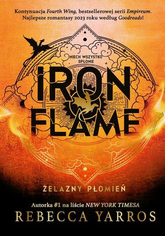 Iron Flame Żelazny płomień Rebecca Yarros - okladka książki