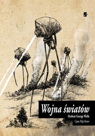 Wojna światów Herbert George Wells - okladka książki