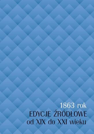 1863 rok Sikorska-Kulesza Jolanta - okladka książki