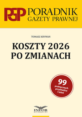 Koszty 2026 po zmianach Tomasz Krywan - okladka książki