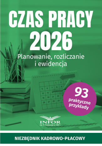 Czas pracy 2026 praca zbiorowa - okladka książki