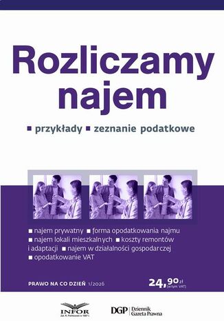 Rozliczamy najem Infor Pl - okladka książki