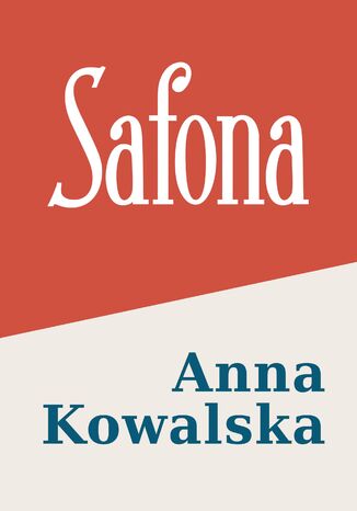 Safona Anna Kowalska - okladka książki