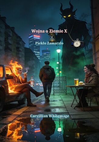 Wojna o Ziemie X Carvillian Whitemage - okladka książki