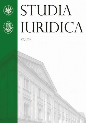 Studia Iuridica, nr 107 Sławomir Żółtek - okladka książki
