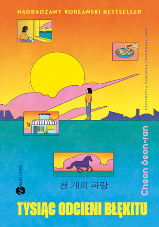 Tysiąc odcieni błękitu Cheon Seon-ran - okladka książki