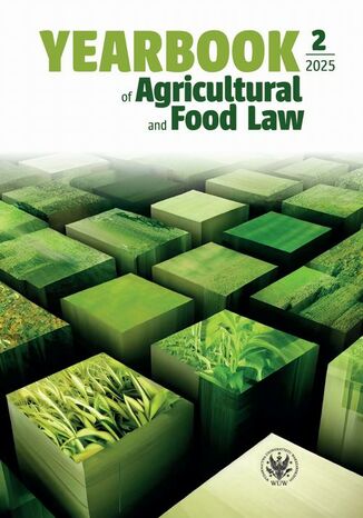 Yearbook of Agricultural and Food Law 2025/2 Adam Niewiadomski - okladka książki
