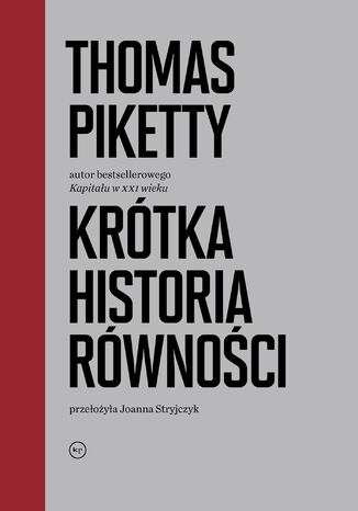 Krótka historia równości Thomas Piketty - okladka książki