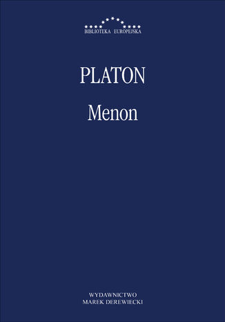 Menon Platon - okladka książki