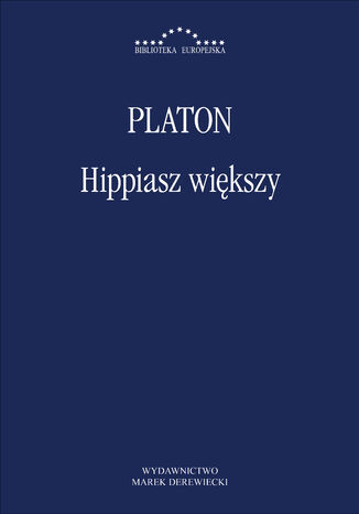 Hippiasz większy Platon - okladka książki