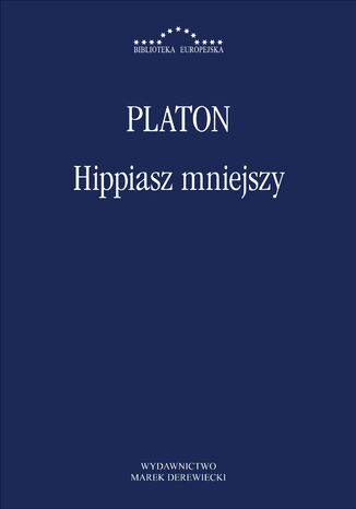 Hippiasz mniejszy Platon - okladka książki