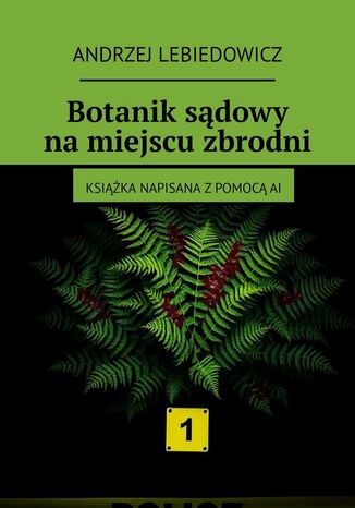 Botanik sądowy na miejscu zbrodni Andrzej Lebiedowicz - okladka książki