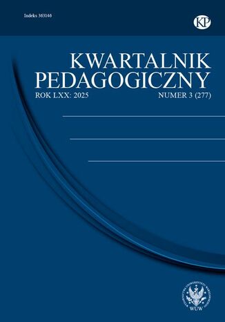 Kwartalnik Pedagogiczny 2025/3 (277) Joanna Madalińska-Michalak - okladka książki